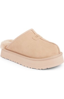 UGG Discoquette Slide Slipper Women 9M MDSD Platform Shearling New