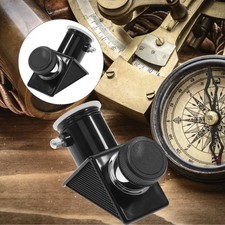 90Degree Telescope Diagonal Mirror Erecting Adapter for Refractor Use