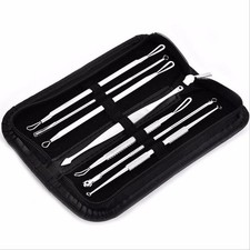 7 Pcs Pimple Popper Blackhead Remover Kit Tools Set Comedone Zit Extractor