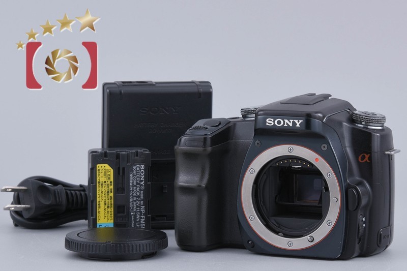 SONY デジカメ　α100 DSLR-A100 末使用 Sony α100 DSLR-A100 Black Digital SLR Camera (Japanese Language