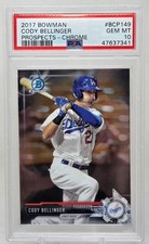 2017 Bowman Chrome CODY BELLINGER RC CARD PSA 10 GEM MINT