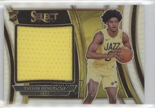 2023-24 Panini Select Jumbo Rookie Swatches Taylor Hendricks #RJS-TH 16p1