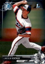 2017 Bowman Chrome Draft Baseball Card #BDC11 Lincoln Henzman