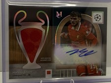 2024-25 Topps Museum UEFA Harvey Elliott Momentous Materials Jumbo Auto 41/99