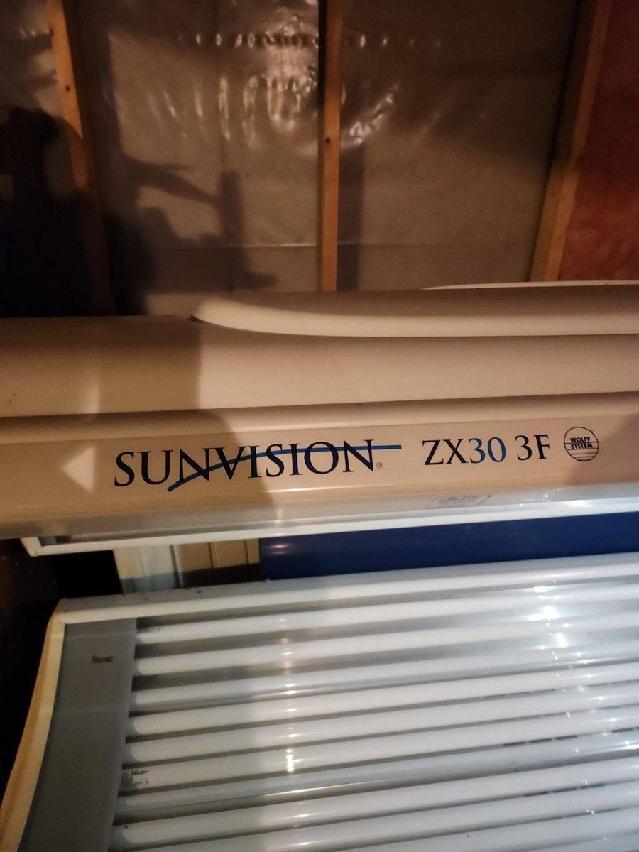 Sunvision ZX30 3F Tanning Bed with Face Tanner, MPN ZX30 3F 25817