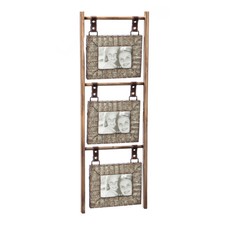 3 Wood and Metal Hanging Wall Frames