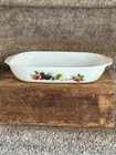 Vtg JAJ Pyrex England 'Tuscany/Market Garden' # 535 Baking Dish 10 1/2" No Lid