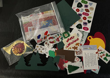 Christmas Lot Creative Memories Milestone Album Kit STICKERS Paper DIE CUTS