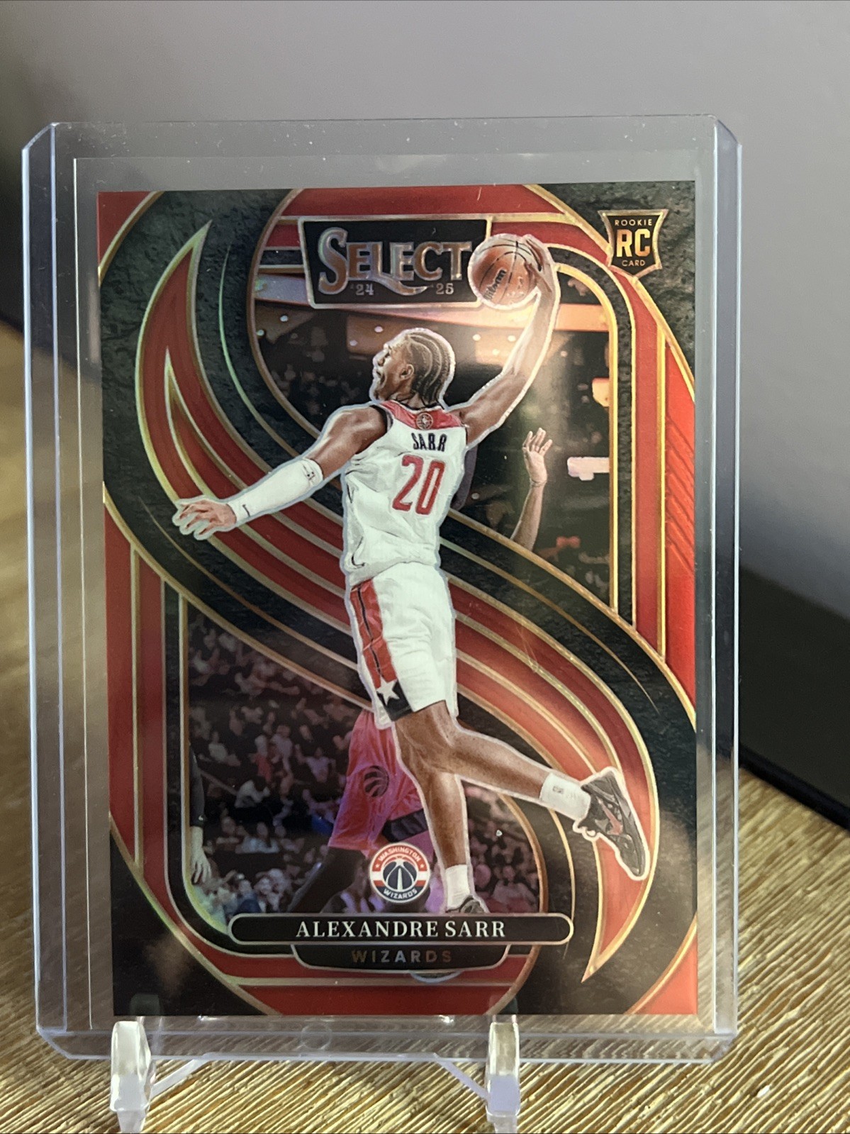 2024-25 Panini Select - Premier Level Alexandre Sarr #185 Red Prizm /199 (RC)