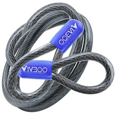 3/8in Heavy-Duty Security Cable with Loops 4FT/6FT/8FT/10FT Cut-Resistant and...