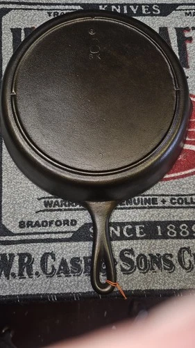 Early Lodge 3-Notch #8 Cast Iron Skillet Flat Smooth Restored Swirls.