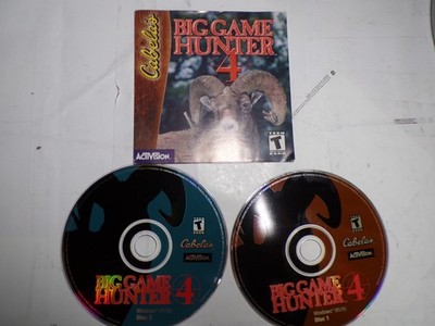 Cabela's Big Game Hunter 4 PC Games Discs and Manual Only