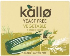 6 cubes de légumes sans levure bio Kallo - 66 g (paquet de 6)