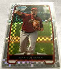 2012 Bowman Chrome Baseball Jake Buchanan Houston Astros X-Fractor #BCP215