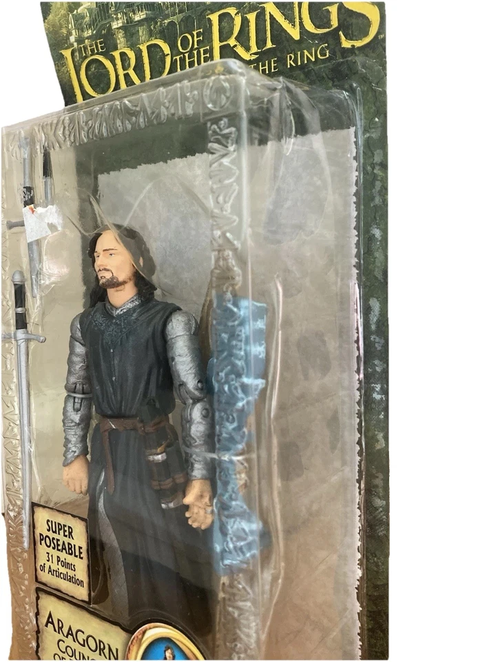 El Señor de los Anillos - Figura de Acción Consejo Aragonés de Elrond Toy Biz 2003 - NUEVO Foto 4 de 4