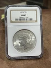 1923 Peace Silver Dollar $1 NGC MS 63 Uncirculated Philadelphia Coin