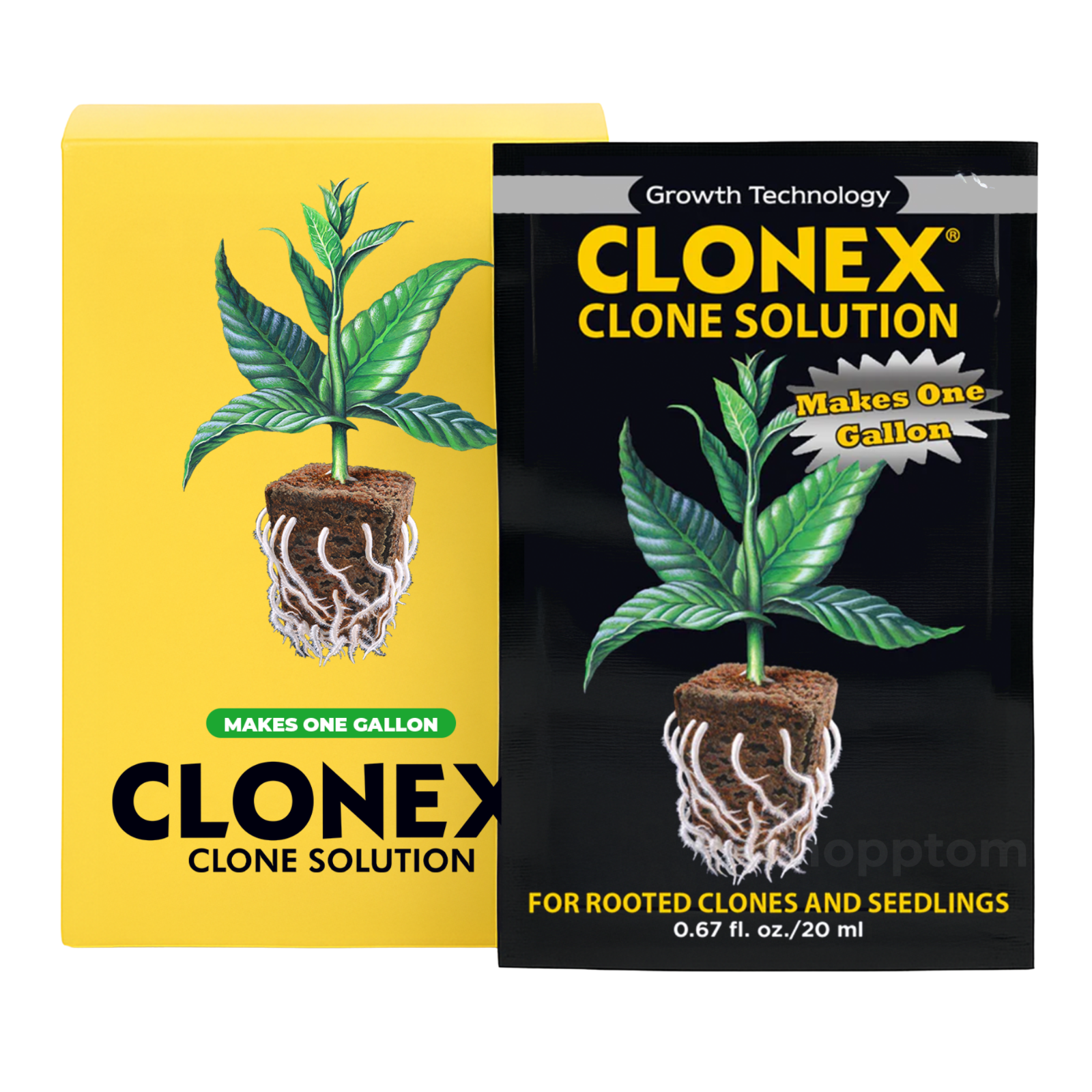 Clonex Clone Solution 20ml Packet – Makes 1 Gallon – Rooting Nutrient ...