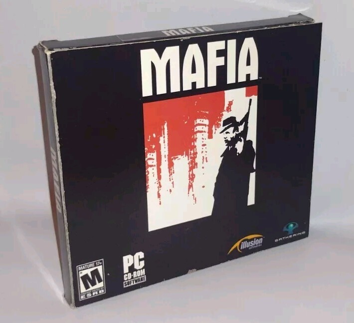 Jeu PC Mafia (Illusion Softworks) - Version Française Complète Avec Manuel Et Carte, Bon état
