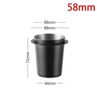 Coffee Dosing Cup Stainless Steel Cafe Barista Tool Espresso Machine Accessories