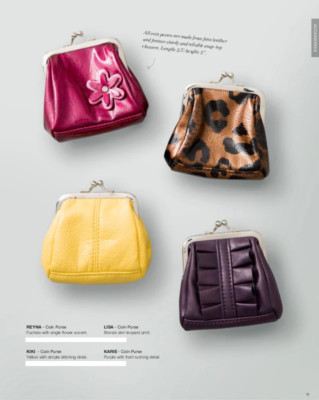 NEW MICHE COIN PURSES MULTIPLE TO CHOOSE FROM INCLUDING ZIPPERED STYLE