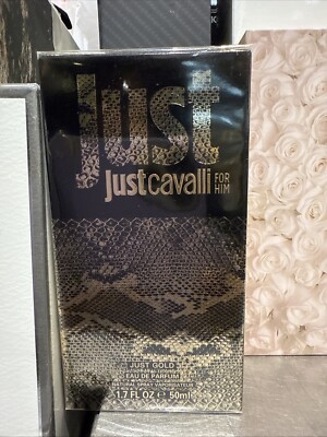 JUST CAVALLI  FOR HIM JUST GOLD 90ML 3OZ AUTHENTIC BRAND NEW SEALED