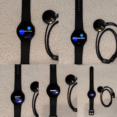 Samsung Galaxy Watch4 SM-R870 44mm Aluminum Case with Sport Band - Black...