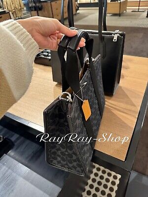 NWT Coach CP105 Smith Tote In Signature Denim Black Canvas NWT Coach CP105 Smith Tote In Signature Denim Black Canvas