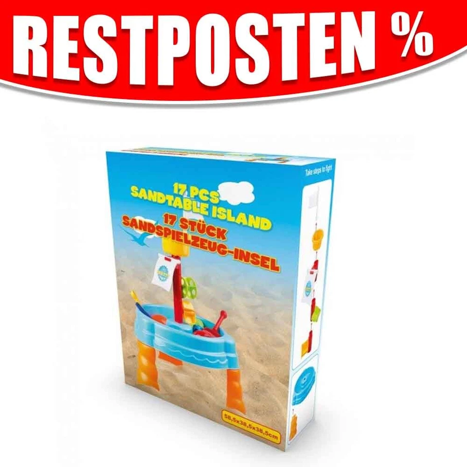 Sandspielzeug-Insel, Strandspielzeug, Sandkasten Spielzeug