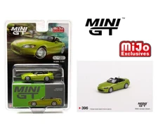 Mini GT 1:64 Honda S2000 (AP2) Lime Green Metallic Diecast Model MGT00396-3H