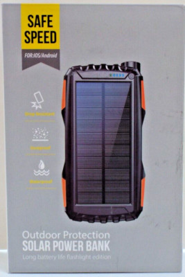 Solar Connect Ios SAFE SPEED OUTDOOR PROTECTION SOLAR POWER BANK iOS Android Waterproof ...
