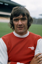 Peter Simpson of Arsenal at Highbury Stadium in London Englan- 1971 4x6 Photo