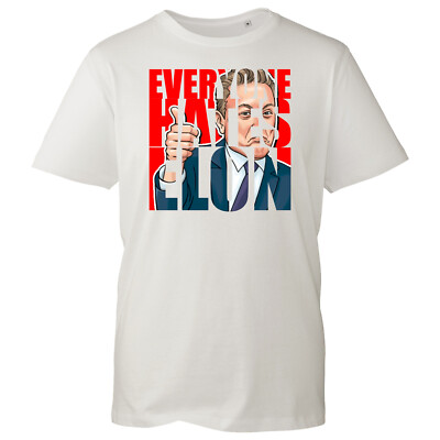 Everyone Hates Elon T-Shirt, Suit Elon On USA Flag Graphic Tee, Unisex Tee Top