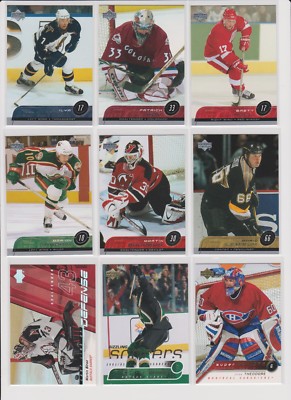 2002-03 Upper Deck Hockey U-pick NM you pick base stars RC rookie inserts HOF