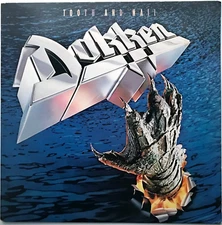 DOKKEN "Tooth and Nail" LP Original 1984 Elektra [SRC Press] EX / VG++