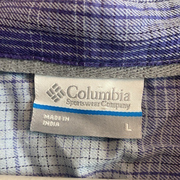 Columbia pullover Henley button collar shirt L - image 3