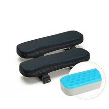 Chair Armrest Cooling Gel Cushions Elbow Pillow Pressure Relief Office Chair ...