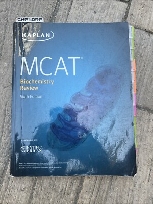 MCAT Biochemistry Review 2020-2021 Online + Book [Kaplan Test Prep] Sixth Ed