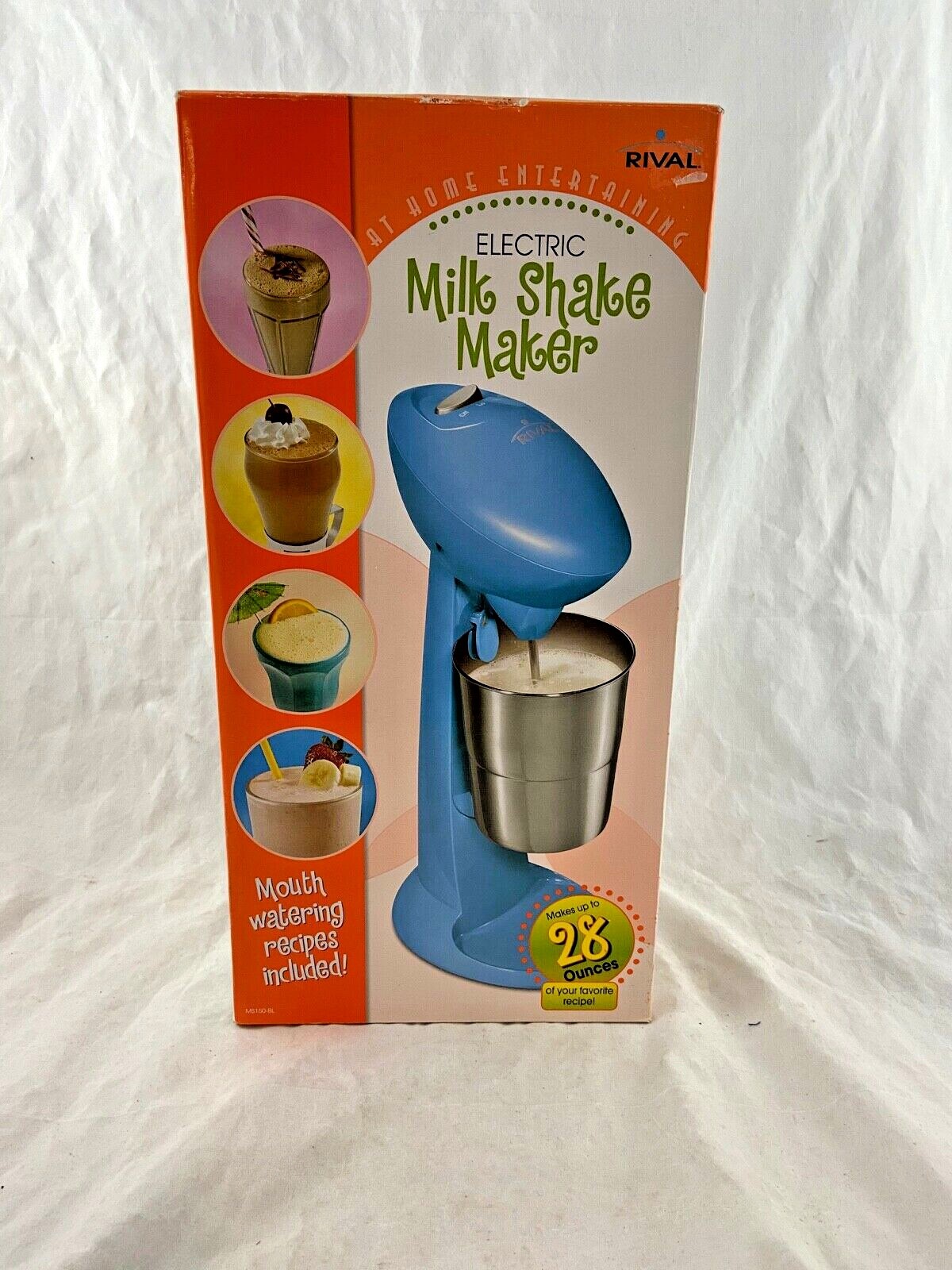 Rival - Blue - Electric Milk Shake Maker - Smoothie Blender 