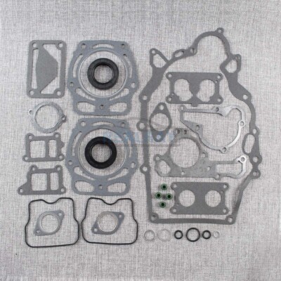 Complete Engine Rebuild Gasket Set W/ 2 Oil Seals For Kawasaki GAS Mule KAF620 E - Foto 7
