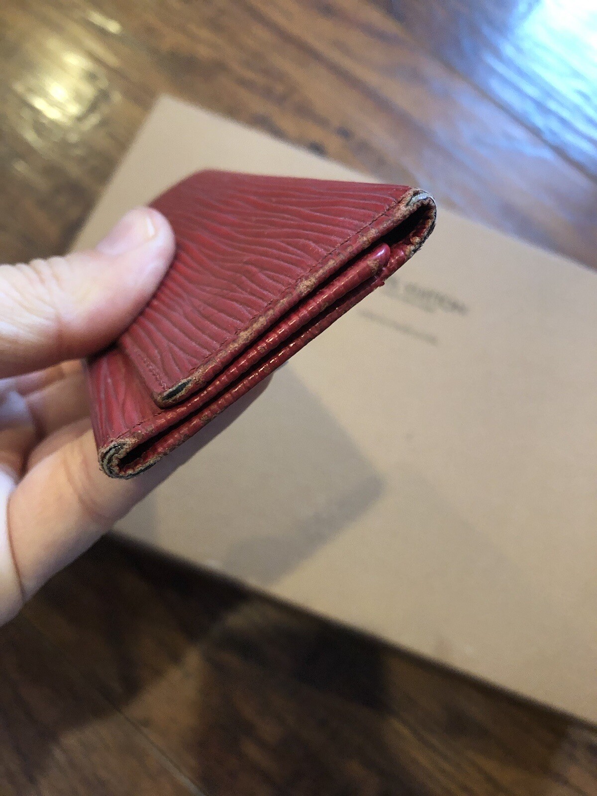 Authentic Louis Vuitton Monogram Multicles Red Ep… - image 5