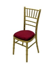 Gold Party chairs, Gold Chiavari Chairs, Gold Chiavari Wedding Chairs X4