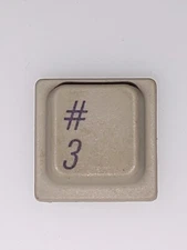 Apple IIC replacement KEY (#/3) ORIGINAL Vtg REPLACEMENT KEY for ALPS SWITCHES