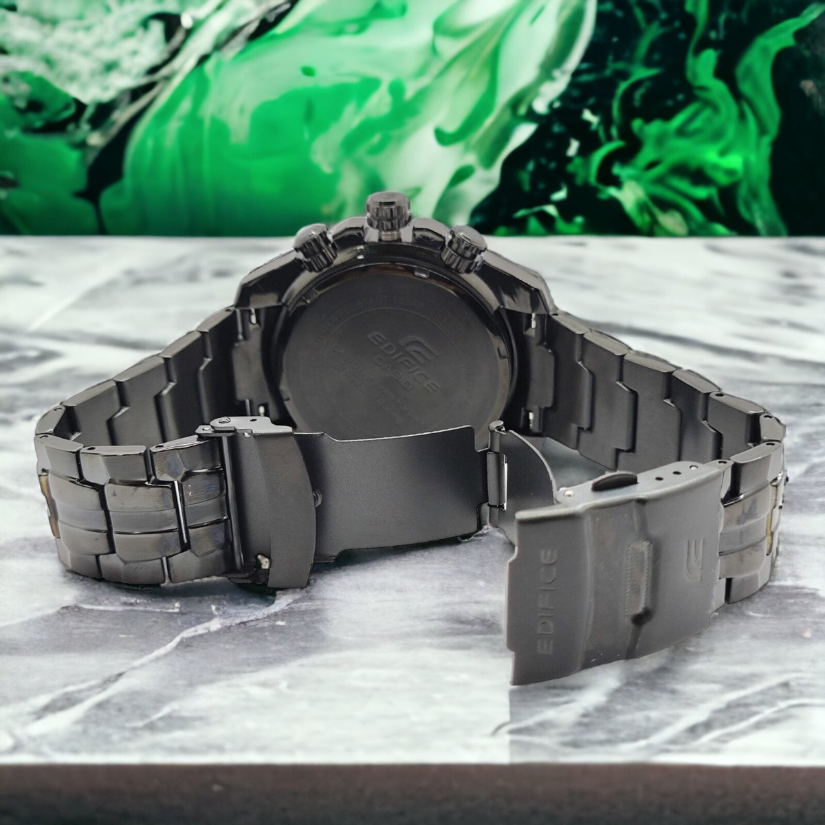 NEW CASIO EDIFICE RED BULL EDITION EF-550-RBSP Black Chronograph