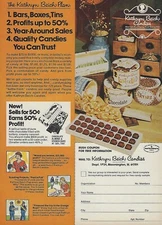 1975 Kathryn Beich Candies Fund Raising Plan vintage PRINT AD 70's Advertisement