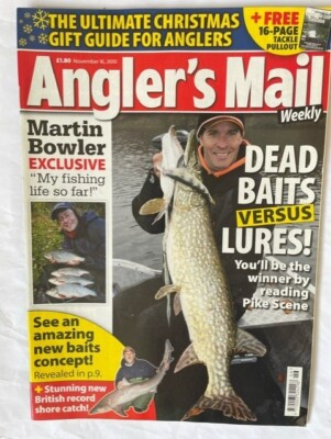 ANGLERS MAIL - 16 NOV 2010 - DEAD BAITS VS LURES - MARTIN BOWLER EXCLUSIVE
