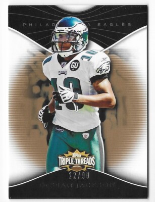 DeSean Jackson 2009 Topps Triple Threads Gold #78 /99 Philadelphia Eagles Card