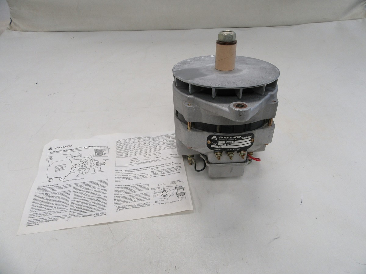 PRESTOLITE 8LHA SERIES J180 MOUNT 24 VOLT 75 AMP ALTERNATOR