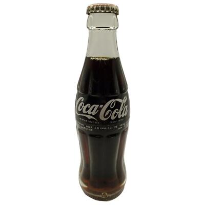 Coca Cola Coke Brussels 6.4oz International Soda Glass Bottle