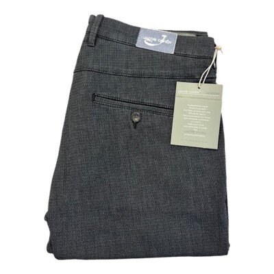 JACOB COHEN LION COMF Academy Herren 5Pocket Chino Hose Jeans anthrazit grau NEU
