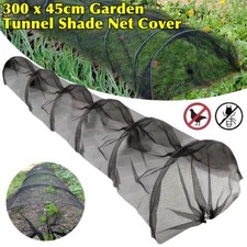 300x45cm Garden Tunnels Shade Net Cover Cloche Hoops for Vegetable Plant Growing